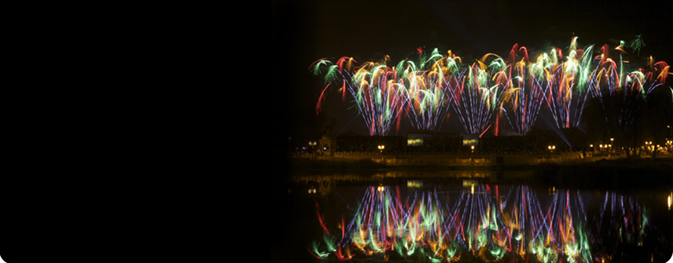 World Fireworks Championship display over a host city landmark